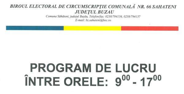 program circumscriptie nr66 buzau